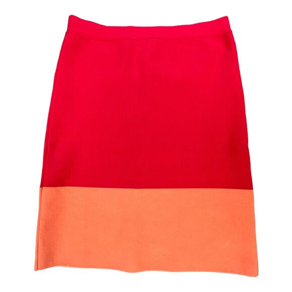 BCBG MaxAzria sz Small Color Block Stretch Knit Mini Skirt Womens - Picture 2 of 5